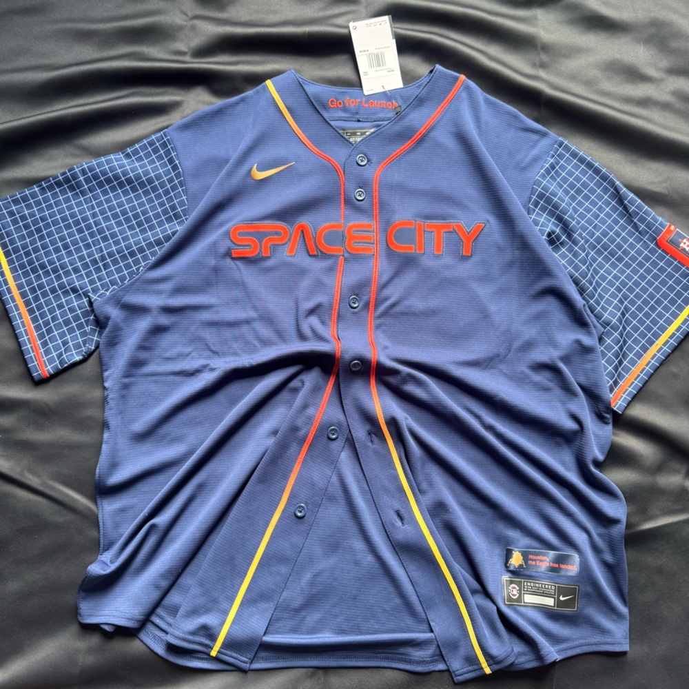 Nike Blue Houston Jersey